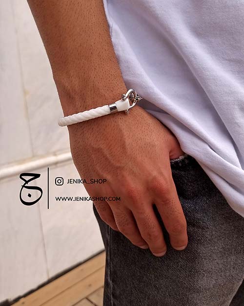 دستبند رابر امگا سفید