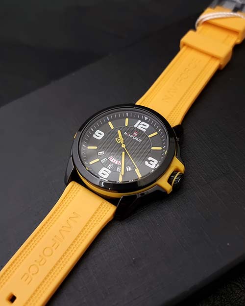 ساعت مردانه نیوی فورس NAVIFORCE کد 9215 زرد