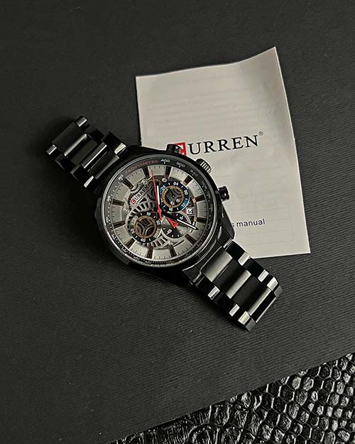 ساعت مردانه کارن CURREN کد 8391 مشکی