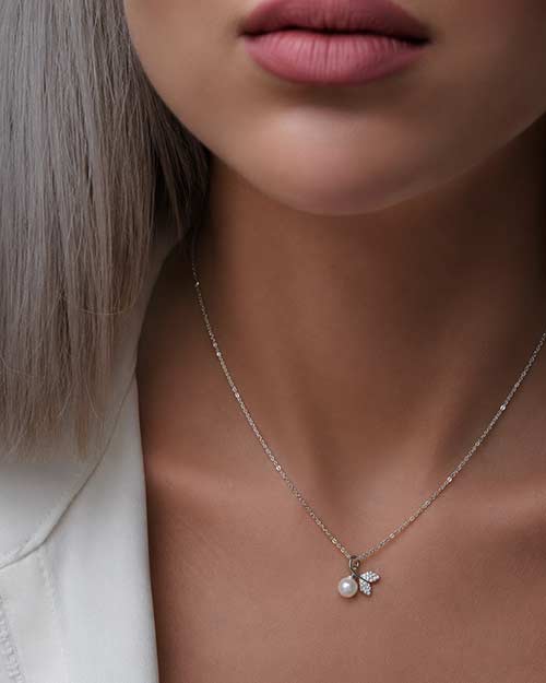 گردنبند زنانه نقره 